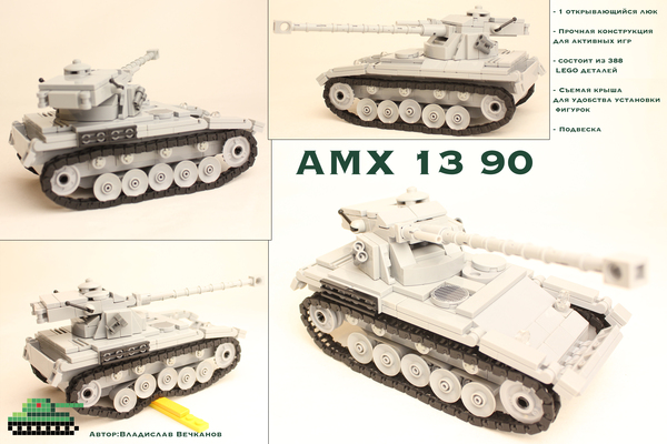 AMX 13 90 LEGO tank