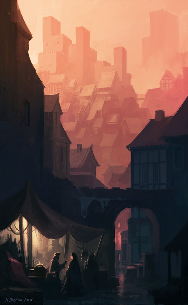 Dark Meetings - Art, Town, Andreas Rocha