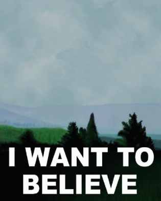 I would like to believe - , I want to believe, Secret materials, Longpost