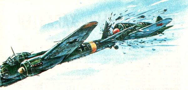 The first ramming of a German aircraft on June 22, 1941 at 5:15 am - The Great Patriotic War, Longpost, , June, 22, To be remembered