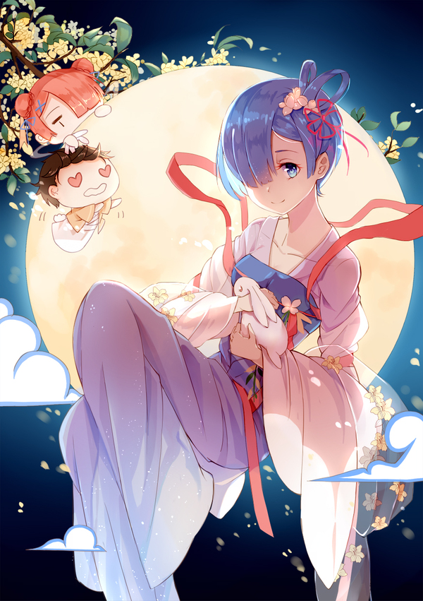 Re: Zero - Rem - Anime, Anime art, Re: Zero Kara, Rem, Ram, Subaru, Rem (Re: Zero Kara), Ram (Re: Zero Kara)