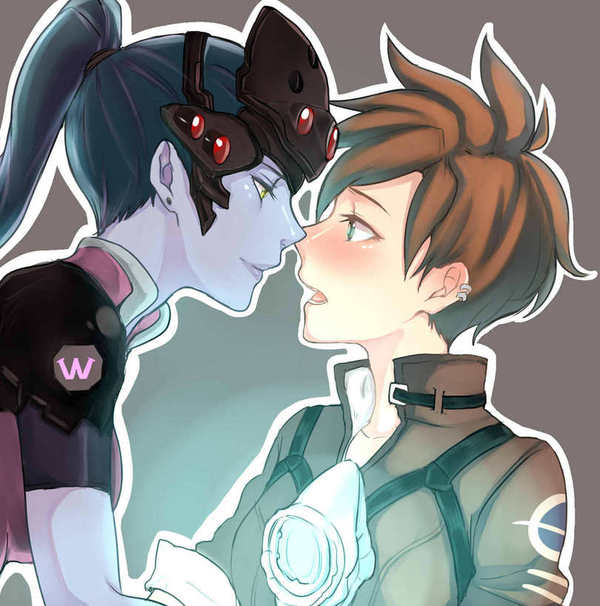 WidowTracer - Overwatch, Blizzard, Overwatch art, Widowmaker, Tracer, , Longpost