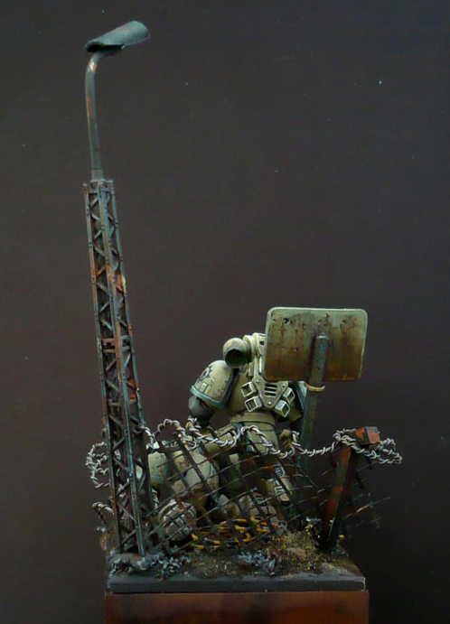 Cleaning rows at Isstvan - Warhammer 40k, Modeling, Longpost, Diorama, Death guard, Adeptus Astartes