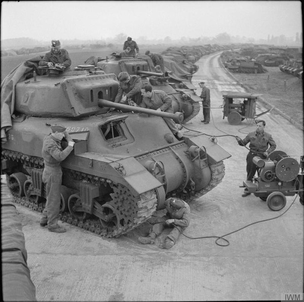 Подготовка танков Ram II