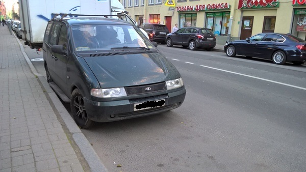 Вот такой агрегат увидел в Санкт-Петербурге - Моё, АвтоВАЗ, Ваз-2120, Санкт-Петербург