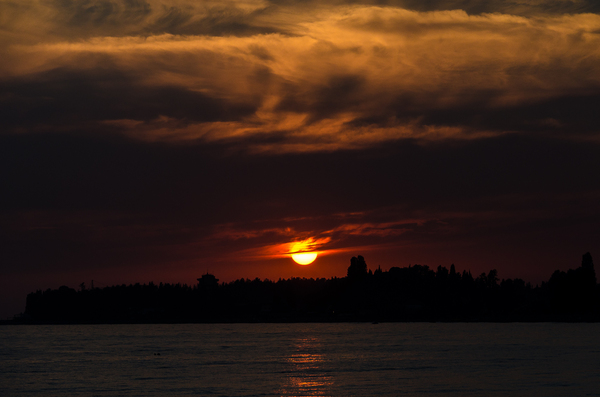 Чёрное море, Адлер, закат