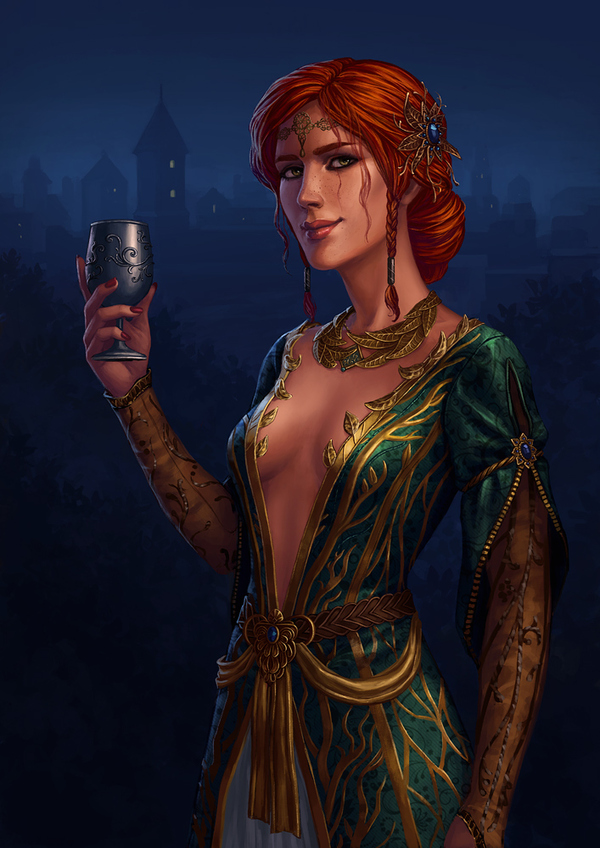 Triss Merigold - Triss Merigold, Witcher, , Art