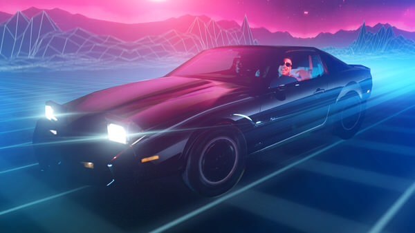 Time travel... - 80-е, Retrowave, Неон, Картинки, Длиннопост