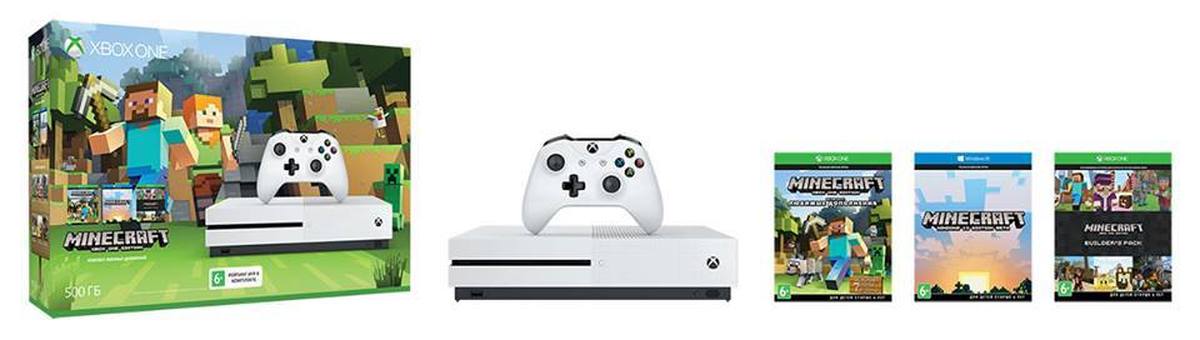 Xbox One S Майнкрафт Купить