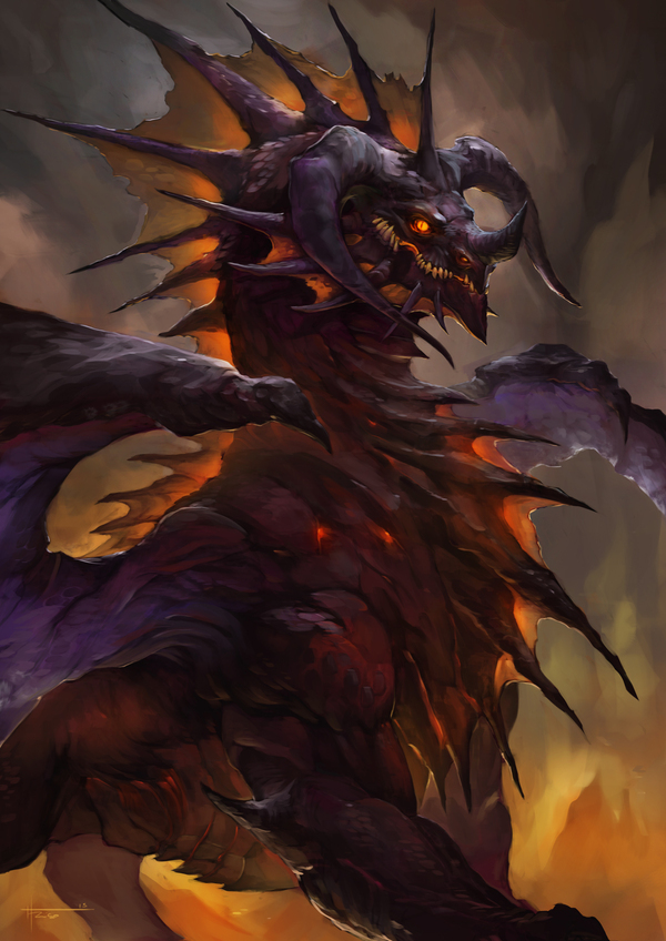 Onyxia - Onyxia, The Dragon, Wow, , Blizzard, Art, Boss