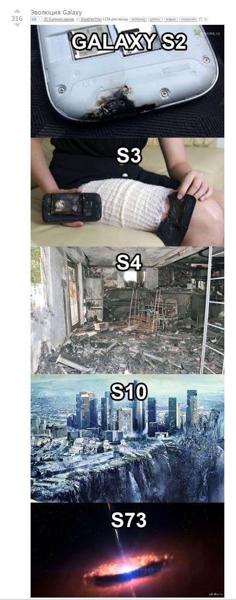 Prophetic post. - Samsung, Galaxy, S7 AirSpace Corporation, Explosion