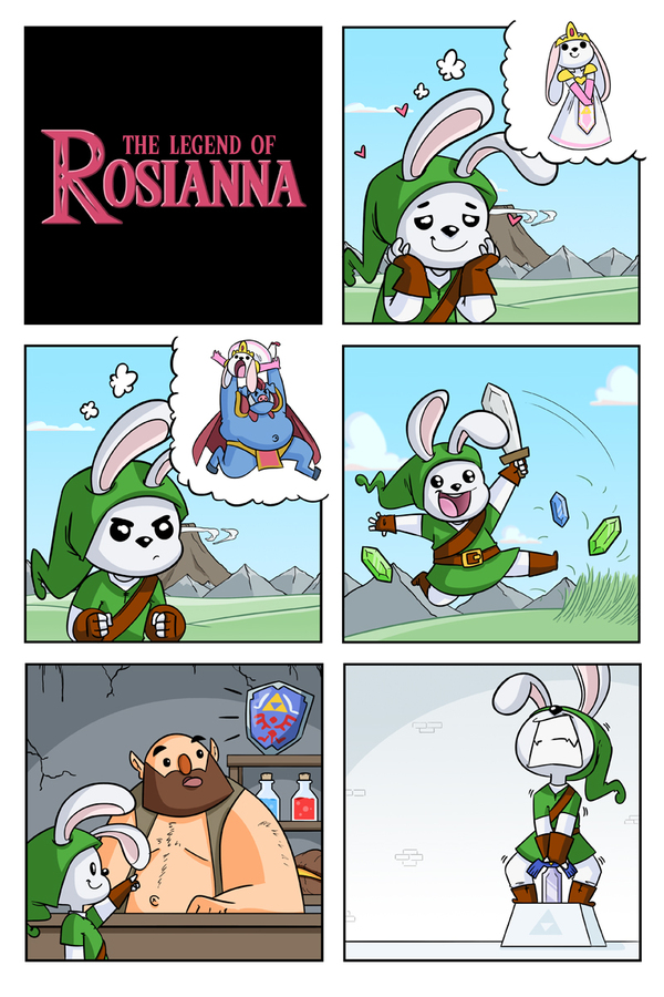 Well, okay... - Rosianna rabbit, Comics, , The legend of zelda, Longpost