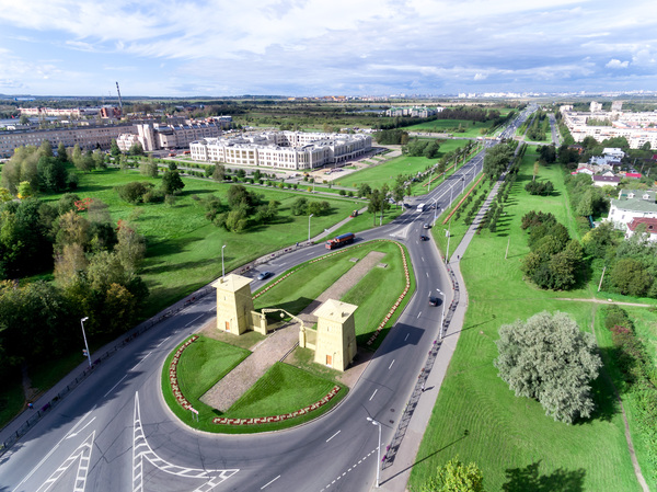 Pushkin from a bird's eye view (photo + video) - My, Pushkin, Tsarskoe Selo, Photo, Quadcopter, Phantom 4, Video, Drone, Longpost