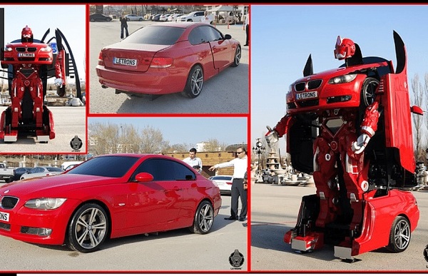 BMW turns into a transformer. - BMW 3, Transformers