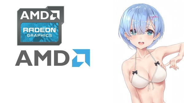 AMD Rem - Anime art, Anime, Re: Zero Kara, Rem, Bikini, Rem (Re: Zero Kara)