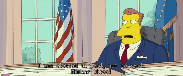 Just a screenshot from The Simpsons. - My, Politics, Screenshot, The Simpsons