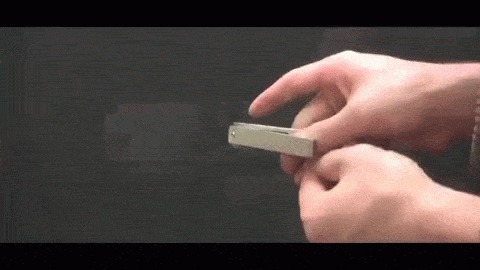Необычные складные ножи Складной нож, Длиннопост, Необычное, Копипаста, Нож, Гифка
