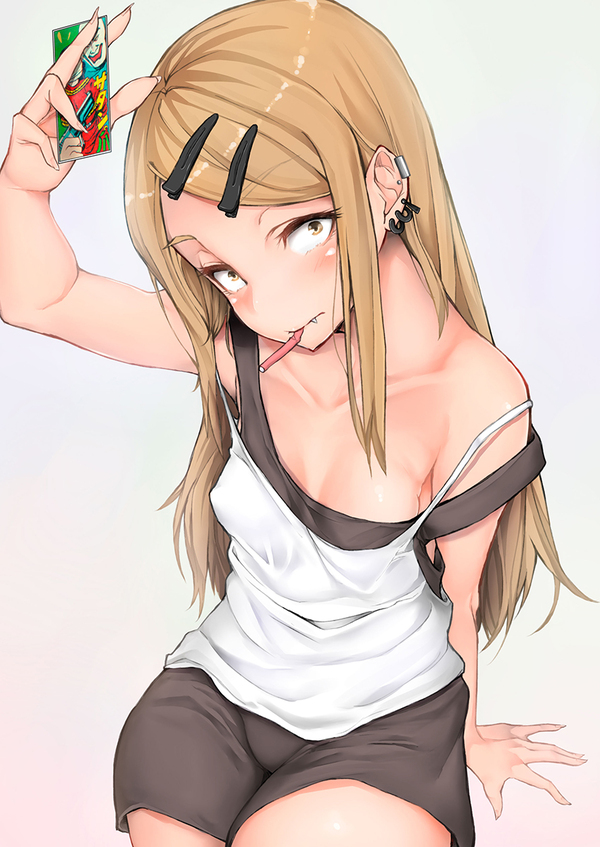 Saya Endou - Anime Art, Аниме, Dagashi Kashi, Endou Saya