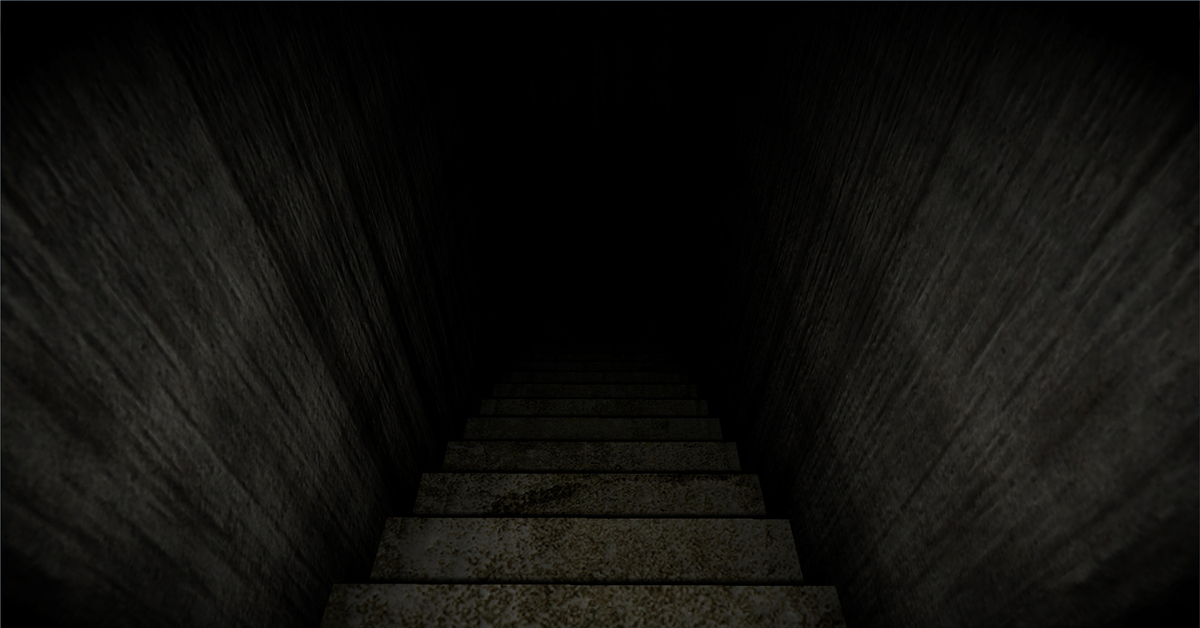 Какое самое темное место. Бесконечная лестница SCP-087.