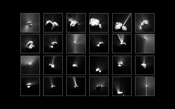 Summer fireworks on the surface of the comet Rosetta - Rosetta, Space, Comet, Fireworks, Astronomy, Milky Way, , Interesting