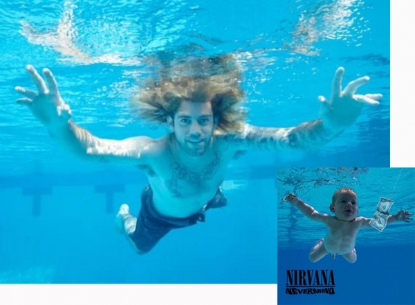 That kid from the cover of Nevermind - Nirvana, Cover, Fake, It Was-It Was, Nevermind