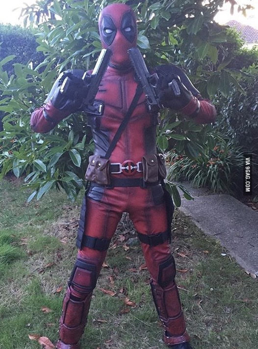 Worked for 7 months on this cosplay for my boyfriend. Here's the result. - Cosplay, Marvel, Deadpool, 9GAG