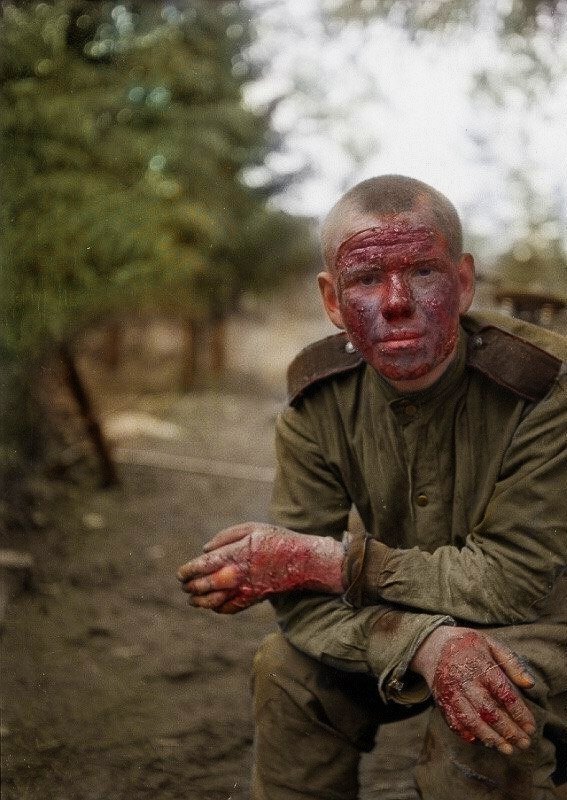 Ожившие фотографии (23). Колоризация. - Колоризация, Вторая мировая война, Длиннопост