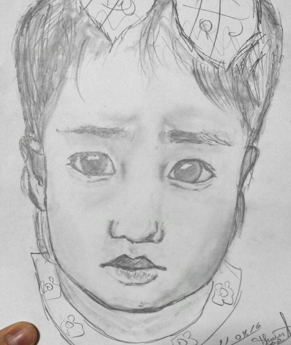 New art - My, Children, Art, Drawing, , Корея