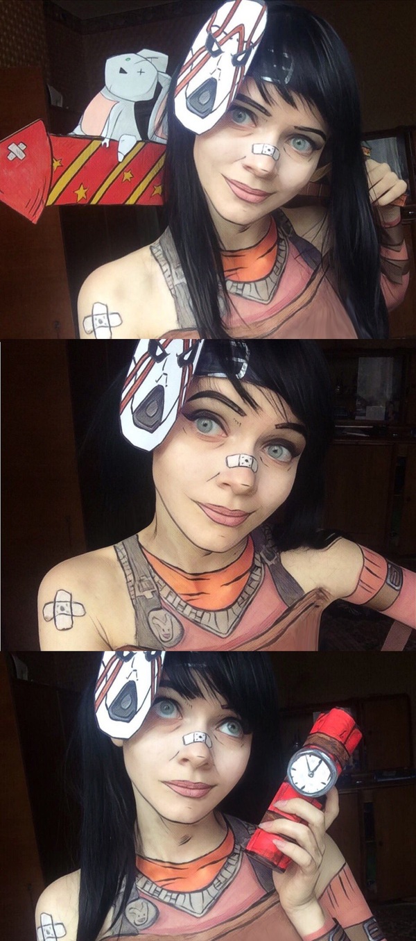 Cosplay braids 2 - My, Borderlands 2, Borderlands, Cosplay, Overwatch, Angel, Pharah, Longpost