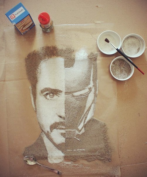 From salt and pepper - Images, Art, Salt, Pepper, Tony Stark