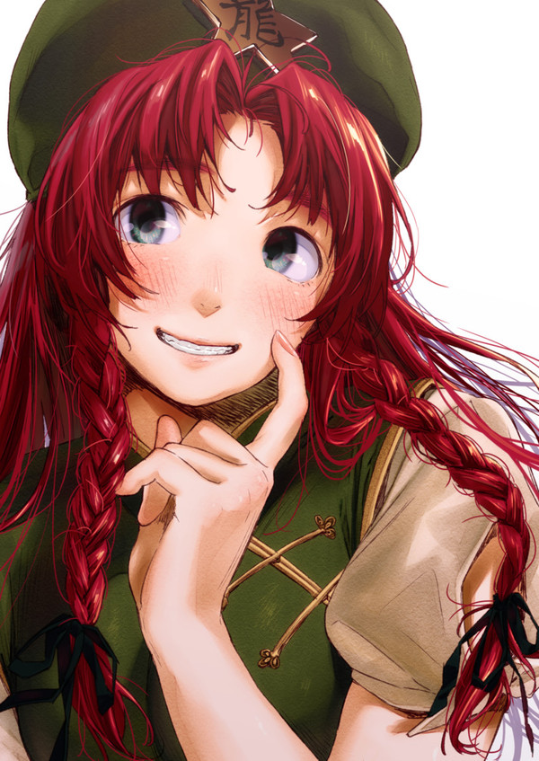 Anime Art - Аниме, Anime Art, Touhou, Hong Meiling