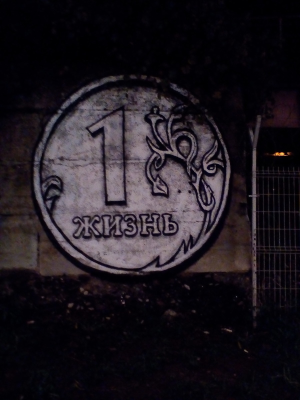 Graffiti in Sochi near the railway bridge. - My, Photo, Politics, Graffiti, One day