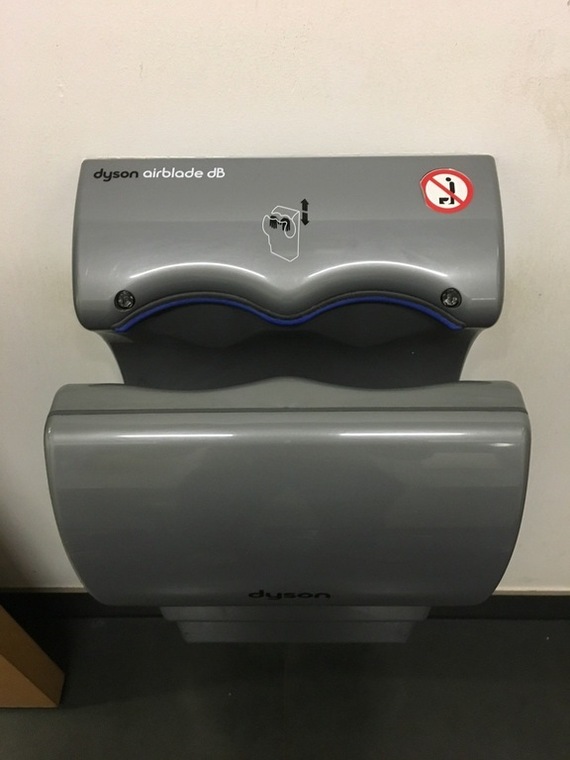 Red sign! - Hand dryer, Humor, Joke, Toilet humor