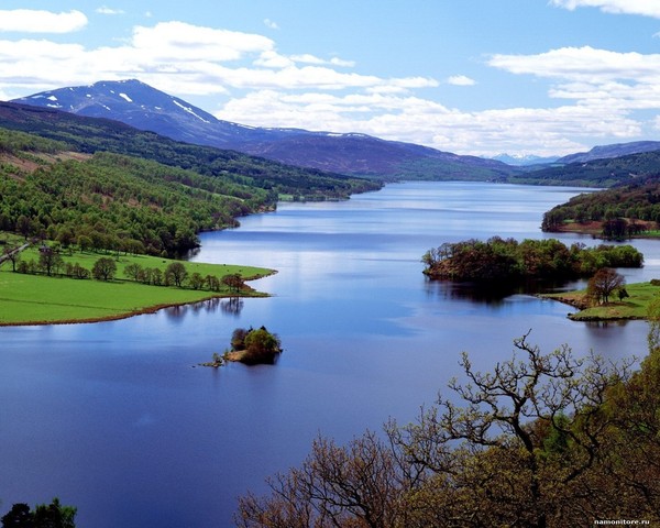 Scotland, Lake Laggan - Scotland, Europe, Nature, beauty, Lake, 