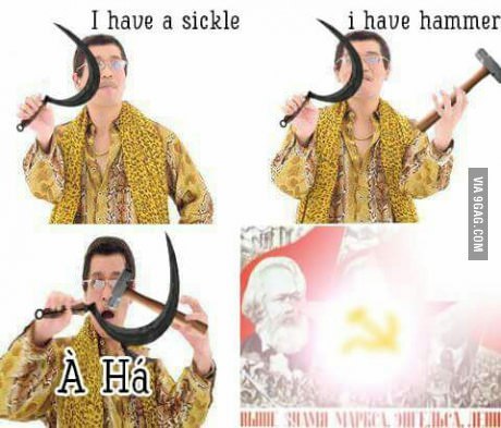 PenPineappleApplePen - Pen-Pineapple-Apple-Pen, Hammer and sickle, Ppap