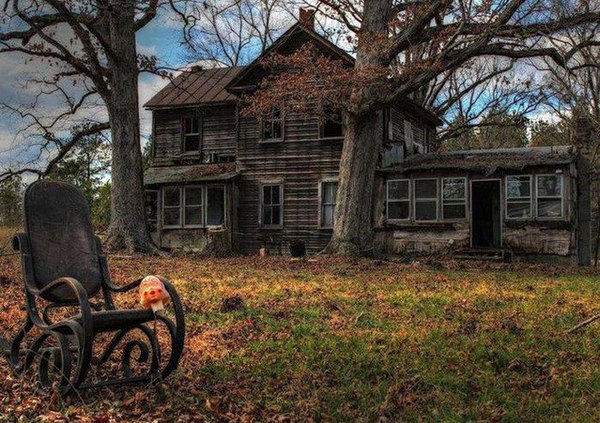 Abandoned house - My, , , Mystic, Fantasy, Story, Story, Scarecrow, Thriller, Longpost