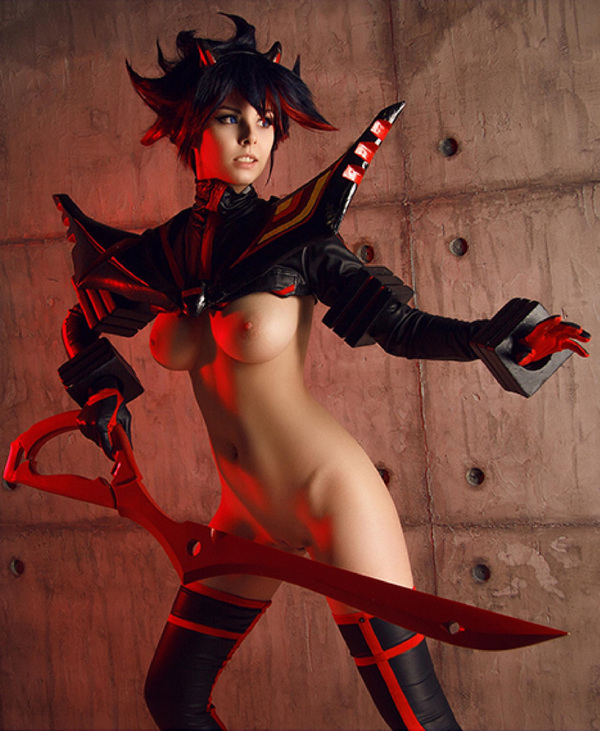 Cosplay Kill la Kill - NSFW, Cosplay, Kill la Kill, Matoi Ryuuko, Breast, Strawberry, , Photo