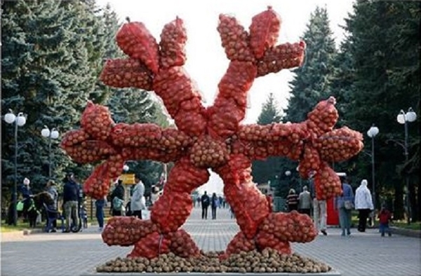 Snowflake in Belarus. - Republic of Belarus, Snowflake, Potato