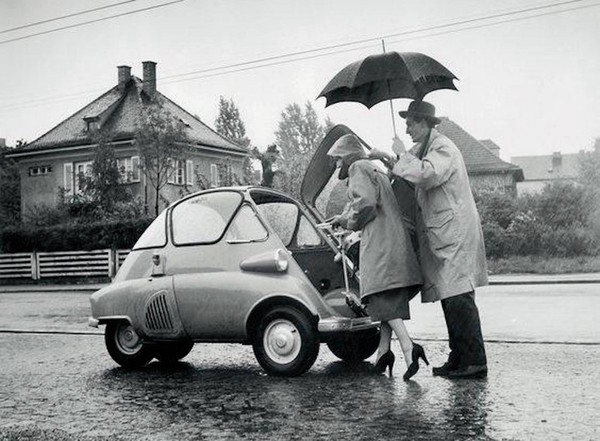 BMW Isetta. 1950-е. - 1950, BMW Isetta, Машина-Малютка