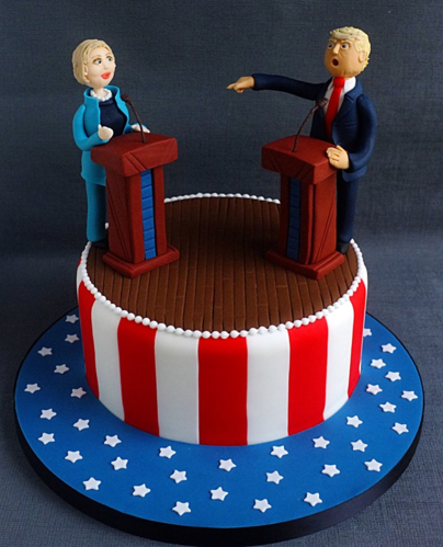 political cake - Cake, , Bill clinton, Donald Trump, Elections, Photo