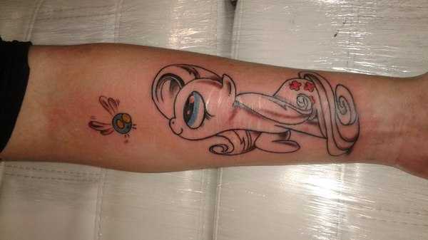   . My Little Pony, , Tattoo, Fluttershy, 