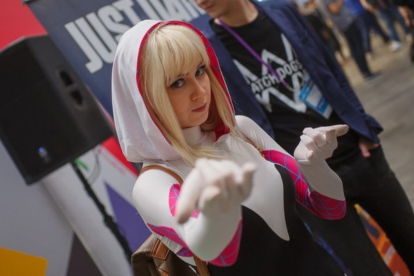 Comic Con Russia 2016 Spider-Gwen cosplay - Cosplay, Igromir, Comic-con, , Spiderman, Gwen Stacy