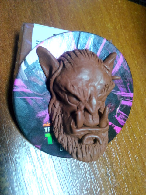 Durotan, the first experience of modeling. - My, Durotan, Warcraft, Polymer clay, Longpost