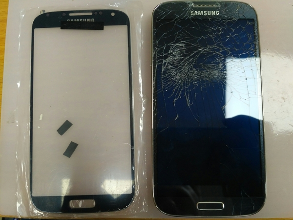 Galaxy S4 glass change. - Telephone, Repair of equipment, My, Longpost