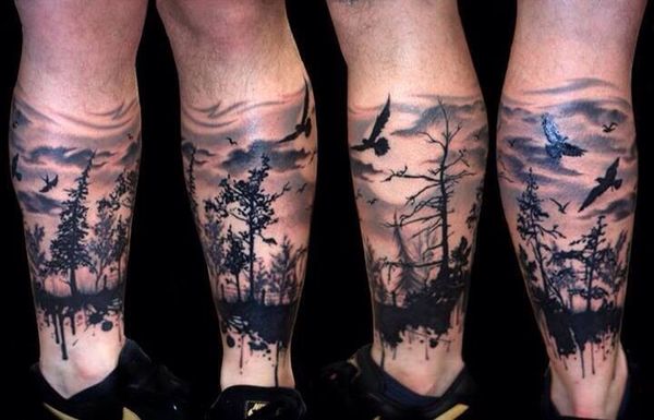 Can i fill the background of this tattoo to make a full sleeve with shadow  designs or something  rTattooDesigns