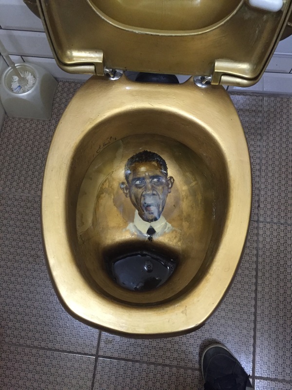 Toilet - My, Toilet humor, Fantasy, Barack Obama