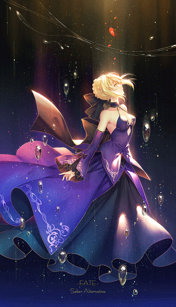 Saber Alter - Anime Art, Аниме, Fate, Saber Alter