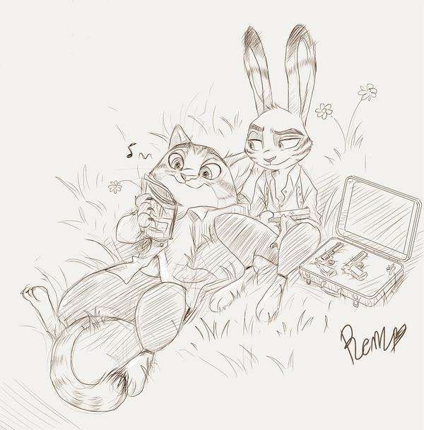 - Listen, something the client is delayed, I'm already starting to worry about him ... - Zootopia, Zootopia, Jack Savage, , Rem289