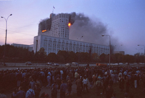 Anniversary of the October putsch 1993 - Parliament, Firing squad, Democracy, 90th, Story, Politics, Childhood, Boris Yeltsin