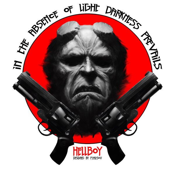 Hellboy FanArt&T-shirt print , ,   , , Dragon Age, 